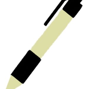 黒いボールペンのイラスト