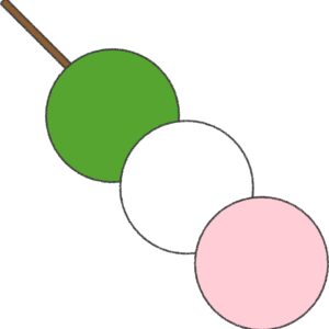 花見団子 イラスト ゆるかわ 春 無料