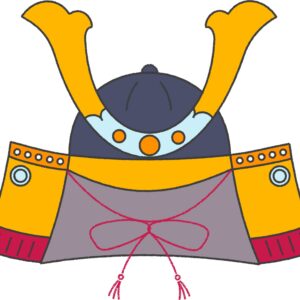 兜 イラスト かわいい こどもの日 シンプル クレヨン風 かわいい チラシ おたより 資料 無料