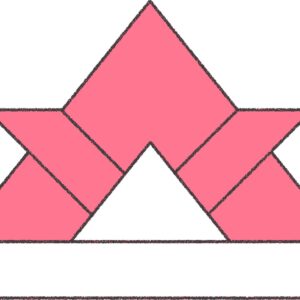 兜 イラスト 折り紙 ピンク シンプル クレヨン風 かわいい チラシ おたより 資料 無料