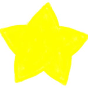 黄色い星のイラスト