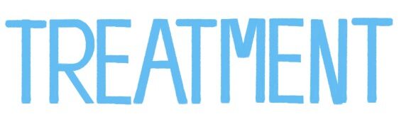 トリートメントのテキストイラスト（TREATMENT）