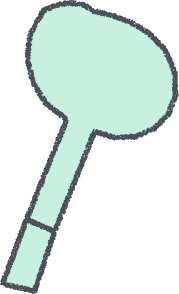 斧 イラスト クレヨン風 ミント キャンプ 無料