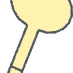 斧 イラスト クレヨン風 イエロー キャンプ 無料