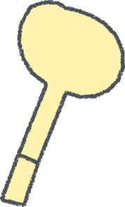 斧 イラスト クレヨン風 イエロー キャンプ 無料