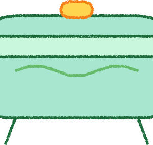 バスタブ イラスト ミント シンプル 無料