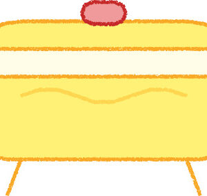 バスタブ イラスト イエロー シンプル 無料