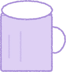 ビール イラスト ラベンダー 夏 シンプル クレヨン風 かわいい おたより 資料 無料