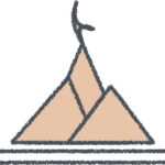 焚き火 イラスト クレヨン風 テラコッタ キャンプ 無料