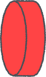 コイン イラスト クレヨン風 レッド ビジネス 無料