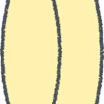 コイン イラスト クレヨン風 イエロー ビジネス 無料