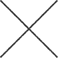 バツ アイコン イラスト シンプル 無料