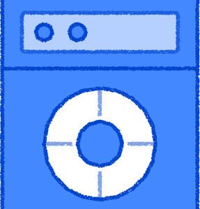 食洗機 イラスト ブルー シンプル 無料