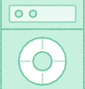 食洗機 イラスト ミント シンプル 無料