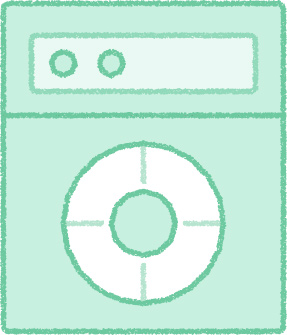 食洗機 イラスト ミント シンプル 無料
