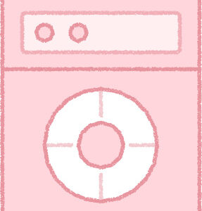 食洗機 イラスト ピンク シンプル 無料