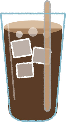 コーヒー イラスト シンプル クレヨン風 かわいい おたより 資料 無料