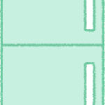 冷蔵庫 イラスト ミント シンプル 無料