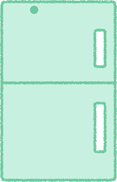 冷蔵庫 イラスト ミント シンプル 無料