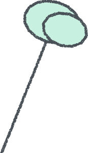 マシュマロ イラスト クレヨン風 ミント お菓子 無料