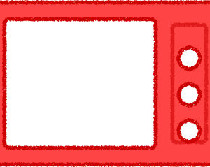 電子レンジ イラスト レッド シンプル 無料