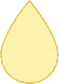 雨粒 イラスト 黄色 梅雨 シンプル クレヨン風 かわいい おたより 資料 無料