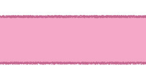 リボン装飾 イラスト ピンク シンプル クレヨン風 かわいい おたより 資料 無料