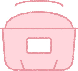炊飯器 イラスト ピンク シンプル 無料