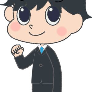 サラリーマン イラスト ガッツポーズ 気合 ビジネス 無料