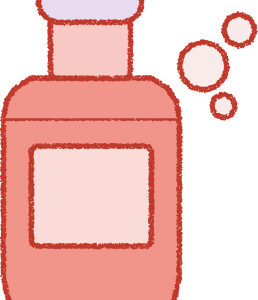 シャンプーボトル イラスト ピンク シンプル 無料