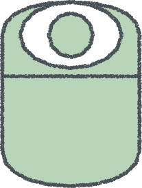 寝袋 イラスト クレヨン風 フォレスト キャンプ 無料