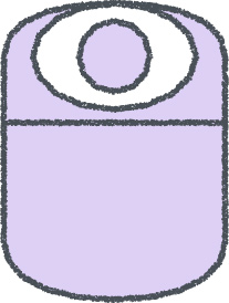 寝袋 イラスト クレヨン風 ラベンダー キャンプ 無料