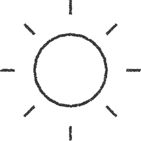 太陽 アイコン イラスト シンプル 無料