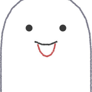 てるてる坊主 イラスト 白 梅雨 シンプル クレヨン風 かわいい おたより 資料 無料