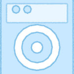 洗濯機 イラスト スカイブルー シンプル 無料