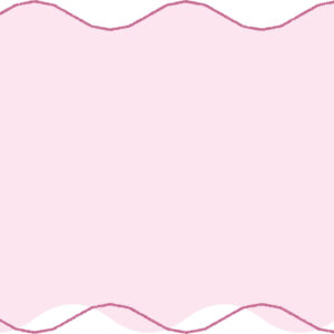 波フレーム イラスト ピンク シンプル クレヨン風 かわいい おたより 資料 無料