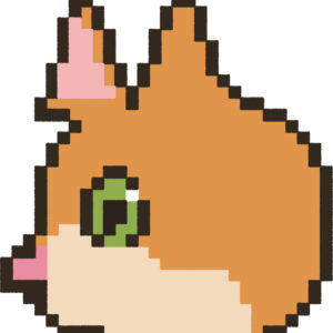 ねこ イラスト 横顔 ドット絵風 かわいい 動物 無料