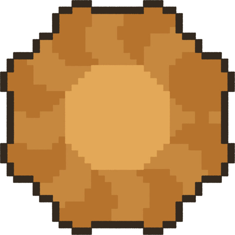 ライオン イラスト 後ろ姿 ドット絵風 かわいい 動物 無料