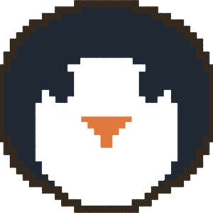 ペンギン イラスト 正面 ドット絵風 かわいい 動物 無料